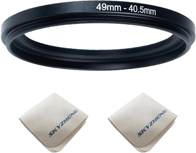 49mm Lens to 40.5mm Camera Lens Adapter 49mm to 40.5mm Step Down Ring Adapter by SKYZHENG