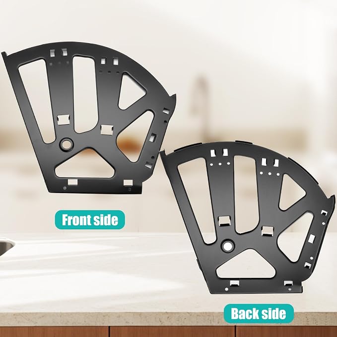 Litoexpe 3 Layers Black Shoes Drawer Cabinet Hinges, Stainless Steel Shoe - Image 5