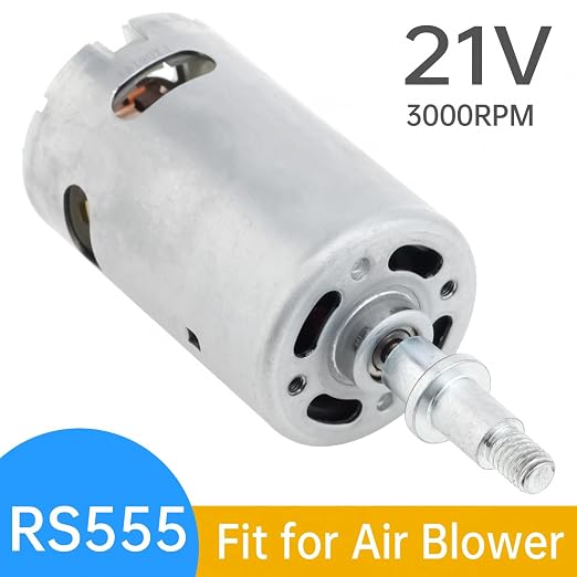 RS555 DC Motor 21V 30000RPM Dual Ball Bearing Blower Motor Universal Replacement - Image 3