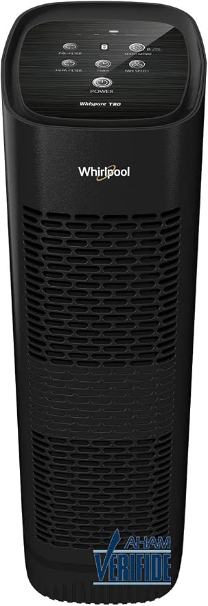 Whirlpool, WPT80B Whispure True HEPA Air Purifier, Activated Carbon Advanced by Unknown