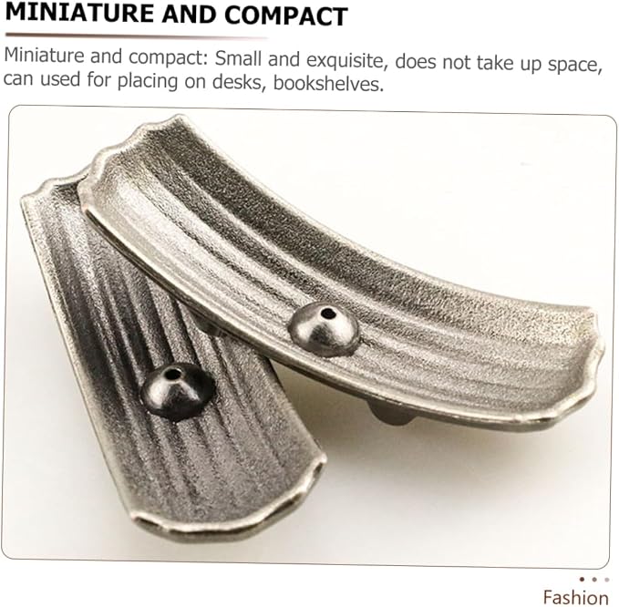 Levemolo 2pcs Alloy Incense Burner Creative Mini Boat Censer Tray - Image 9