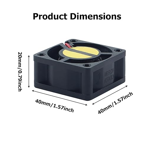 3D Printer DC24V Air Purifying Fan 4020 - Image 4