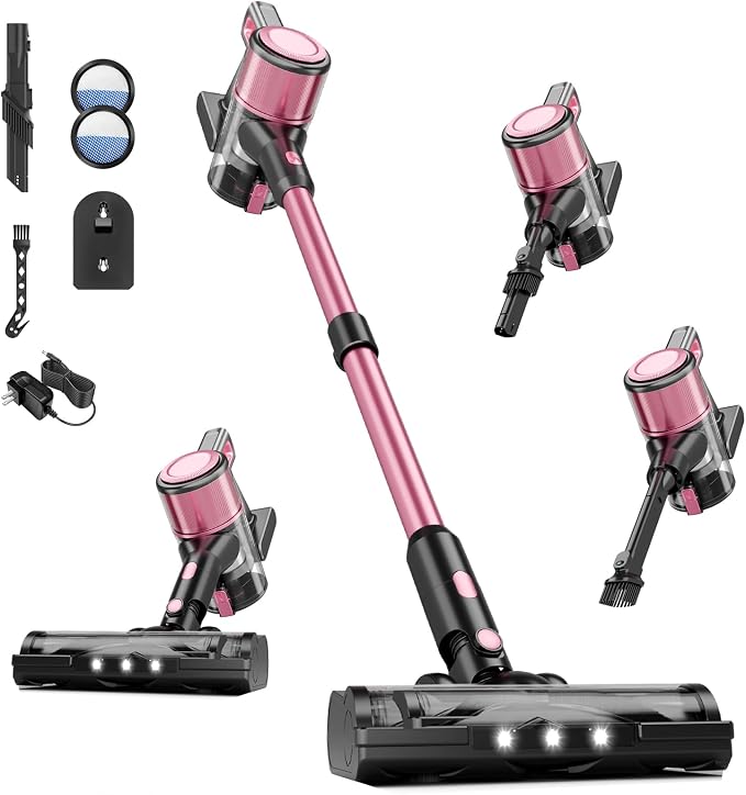 Cordless Vacuum Cleaner, 38Kpa Powerful Stick Vacuum Cleaner by Unknown