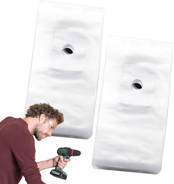 Drill Dust Cover Collector – Hole Cutter Dust Bag, Drill Debris Collector | - Image 6
