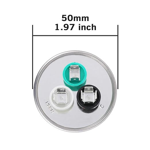 VEXUNGA 40/12.5 uF 40+12.5 MFD 370VAC or 440VAC Dual Run Start Round A/C - Image 3