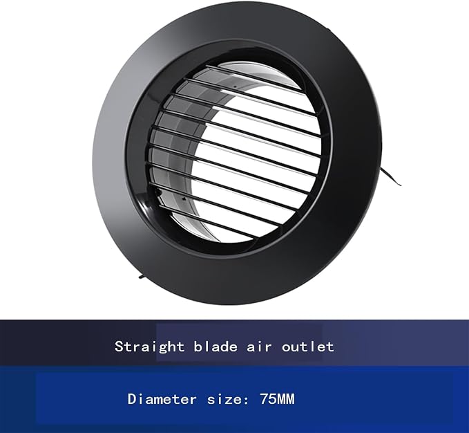 Round Fresh Air System Accessories, 200mm ABS Material, High-Efficiency - Image 2