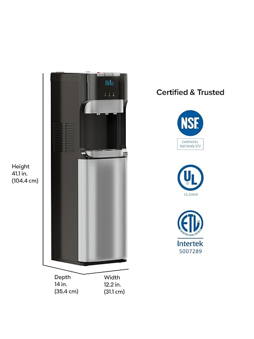 Brio 400 Series Self-Cleaning UV Bottleless Water Cooler Dispenser - - Image 7