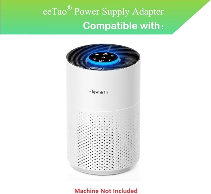 12V Adapter for Hopmirth ZQA-4000C ZQA4000C Air Purifier H14 True HEPA Filter - Image 2