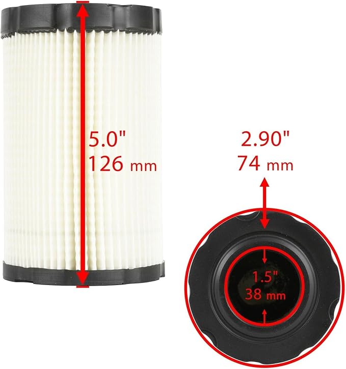 Replacement Air Filter Cleaner For John Deere X126 X135R X140 X145 X146R X155R - Image 2