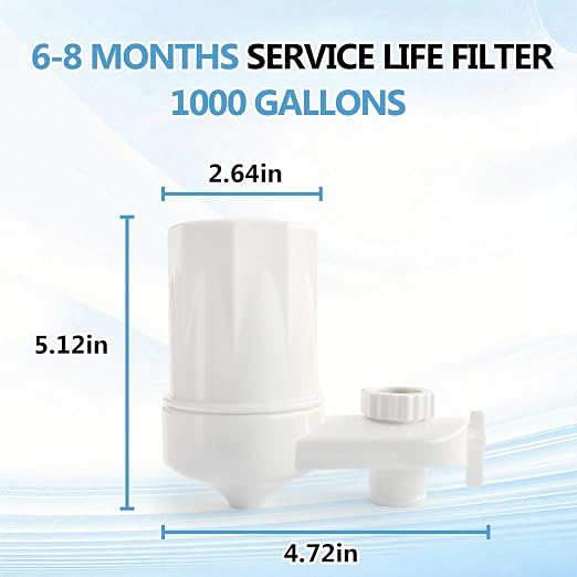 Faucet Mount Water Filter for Sink Faucet Tap Water Filter for Kitchen Sink - Image 6