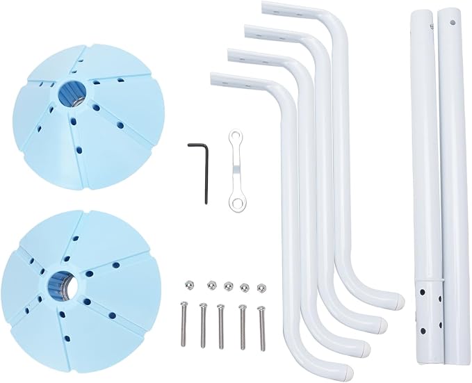 Pool Filter Cleaner Stand, Stainless Steel Rotating Pool Filter Cleaner Tool - Image 6
