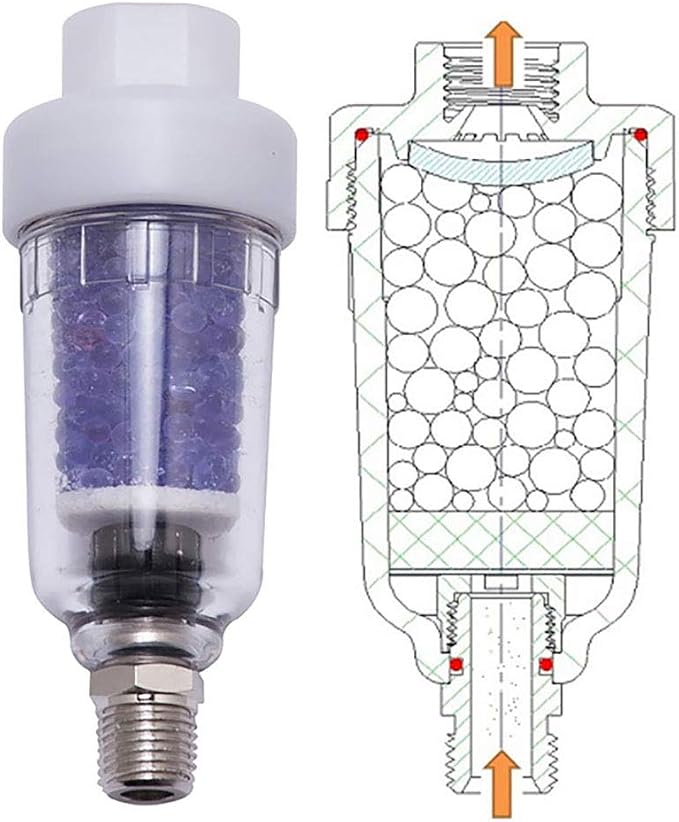 Interstate Pneumatics WR1420 1/4 Inch Mini In-Line Desiccant Air Filter/Dryer - Image 4