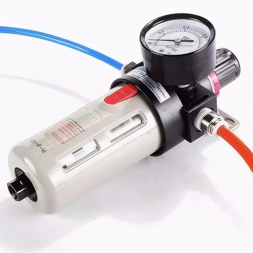 Compressed Air Pressure Filter Regulator Airtac BFR3000 3/8'' NPT 0-140 PSI - Image 7
