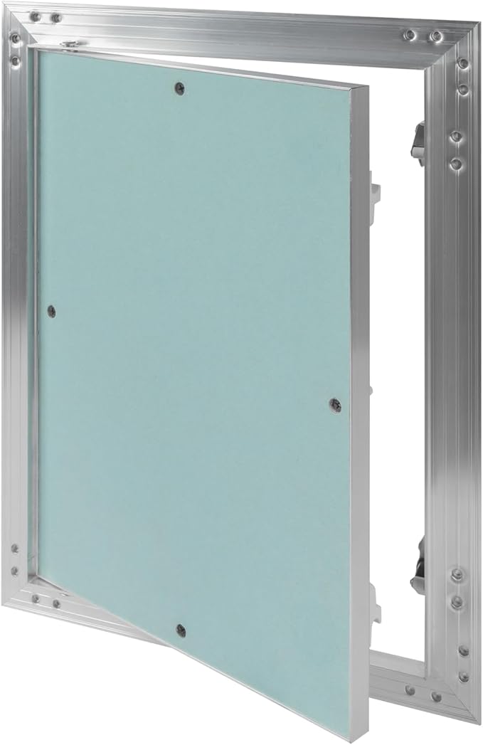 10" x 14" Inch Aluminum Drywall Access Panel - Service Shaft Door - Plumbing, Electricity, Heating, Alarm Wall Inspection hatch for Drywall - Bathroom Service Access Hole Cover