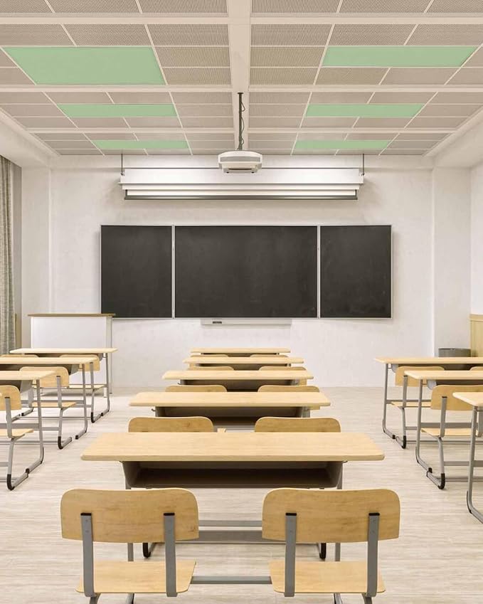 Fluorescent Light Covers for Ceiling Lights Sage Green Magnetic Light Filters 1 - Image 4