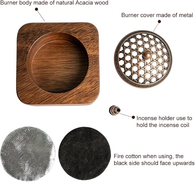 Square Incense Burner Holder - Image 5