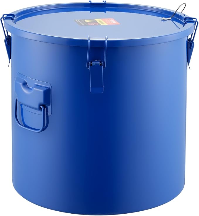 VEVOR Fryer Grease Bucket, 8 Gal Oil Disposal Caddy Carbon Steel Fryer Oil - Image 9