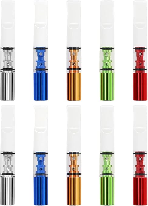 Cigarette Filters Color Plating 10pcs Cigarette Holder Reusable Clean Tar by CaLeQiEverydayLifeAssistant