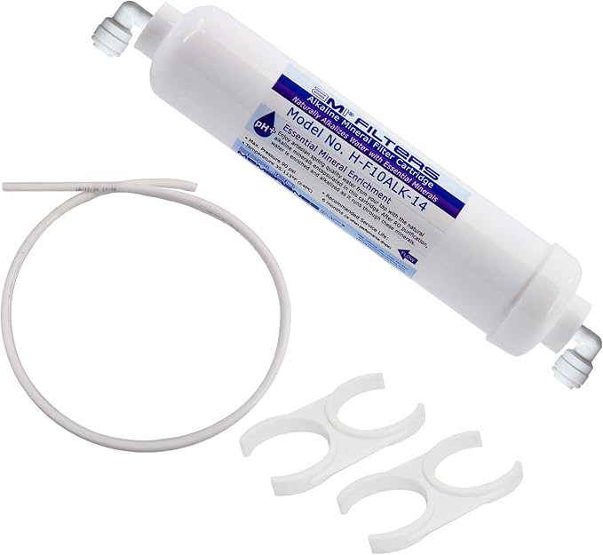 Alkaline Water Filter Cartridge Add-On Kit | Mineral Cartridge by AppliedMembranesInc