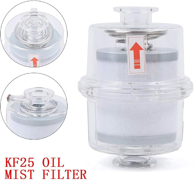 YIYIBYUS New Oil Mist Filter for Vacuum Pump Fume Separator Exhaust Filter KF25 - Image 3