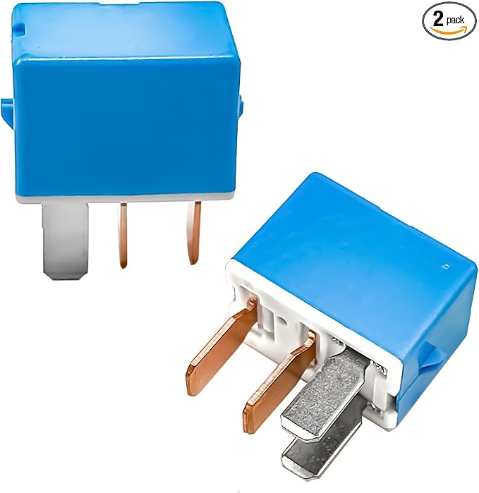 2 Pack AC Relay Air Conditioning 12V 4 pin Replacement by Unknown
