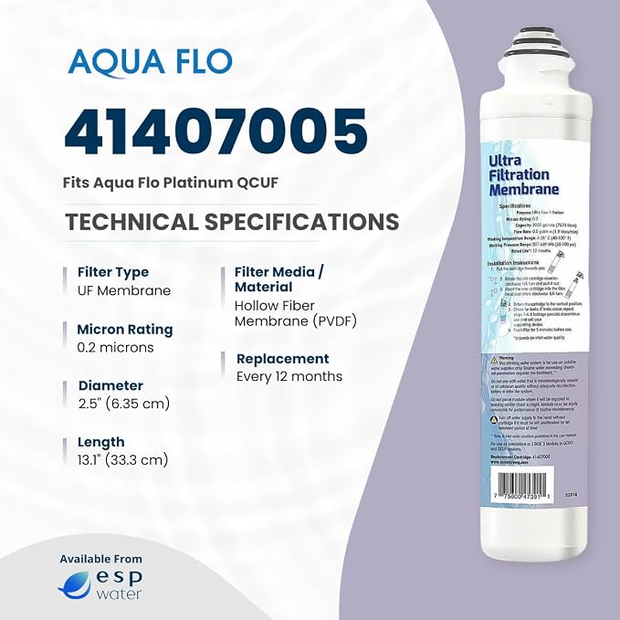 Aqua Flo 41407005 UF Membrane Filter Replacement - Image 3