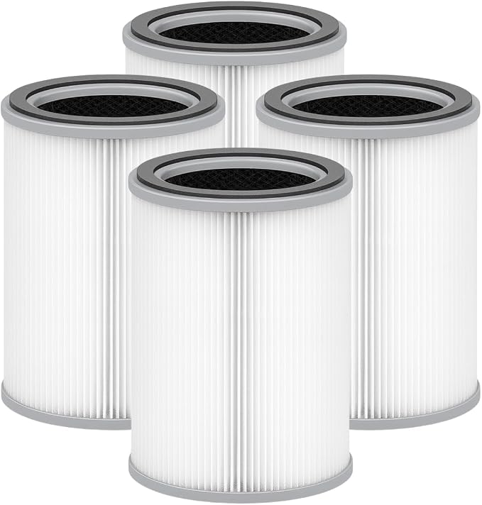 Nispira 3-in-1 True HEPA with Activated Charcoal Replacement Filters, by Nispira