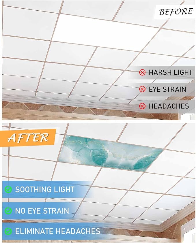 2 Pack Fluorescent Light Covers - Image 3