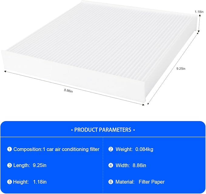 Cabin Air Filter with Activated Carbon Compatible with Honda CRV, - Image 5