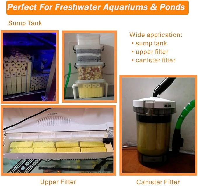 hygger 6.2-Inch Long Aquarium Bio Media Ceramic Filter Media Blocks - Image 4