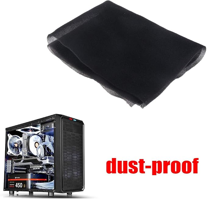 PC Fans Dust Filter Computer Black Dustproof Sponge 60ppi Density Filter - Image 8