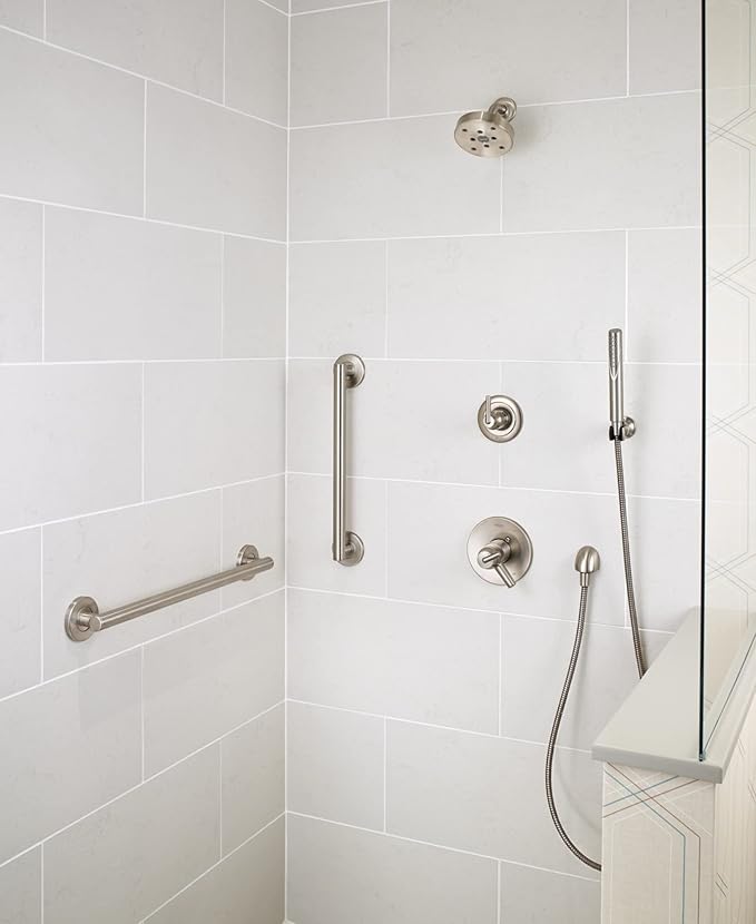 Delta 41824-RB Contemporary 24" Grab Bar with Concealed Mounting, Venetian Bronze Venetian Bronze