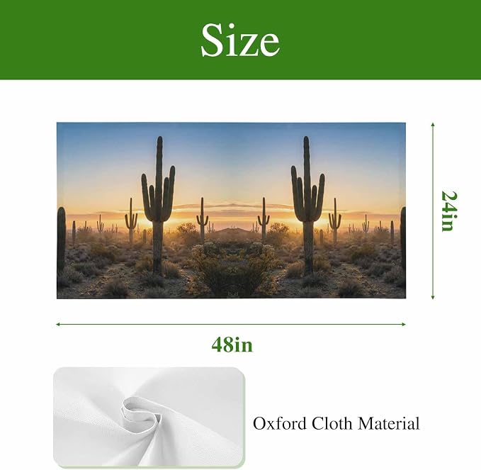Fluorescent Light Covers for Drop Ceiling Desert Cactus Sunset Magnetic Light - Image 9