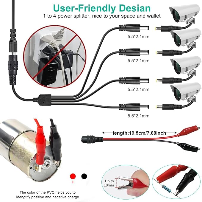 Universal Power Supply 3V~24V 3A 72W Adjustable Variable 3V 5V 9V 12V 18V 20V - Image 4