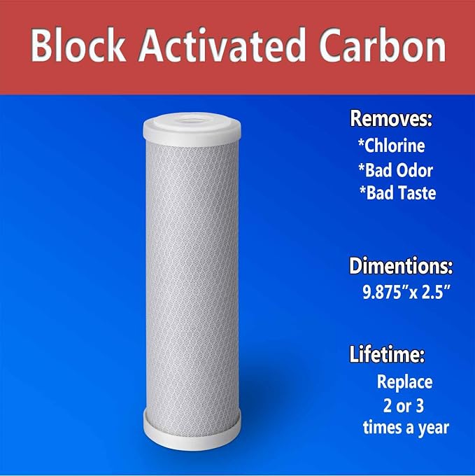 2 Standard Coconut Shell Block Carbon & 2 Four Layers of Filtration - Image 5