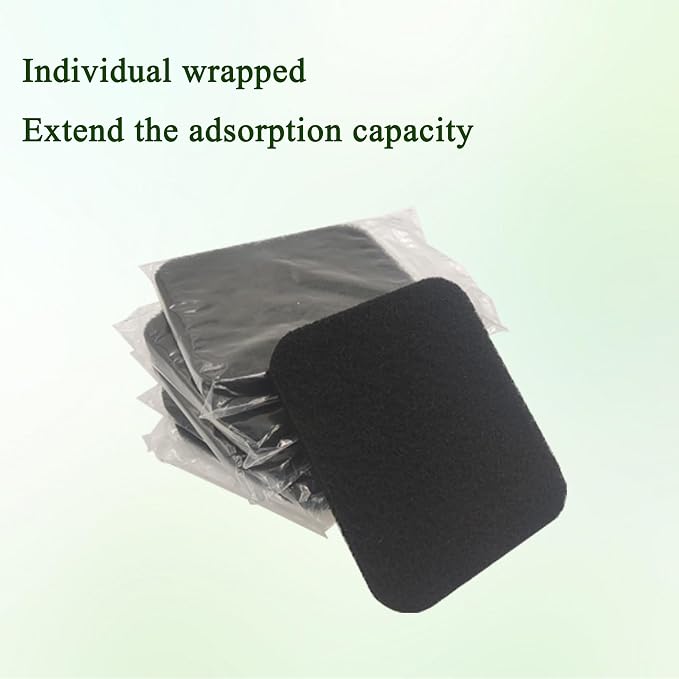 Compost Bin Odor Filters Replacement Oval Activated Carbon Filters - Image 2