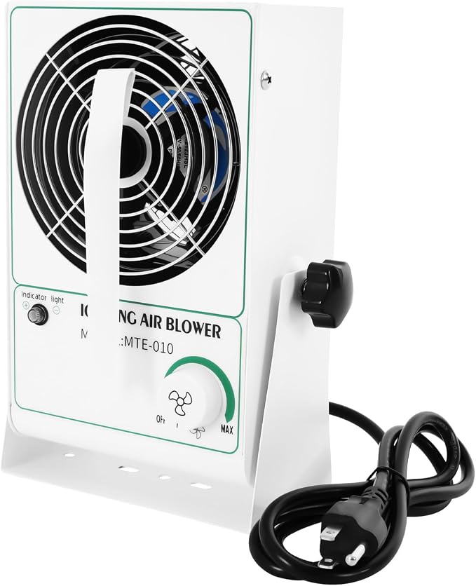 Ionizing Air Blower Fan, Anti Static Ionizer Ionizer Fan, 110V Desktop Static by anezdbozr