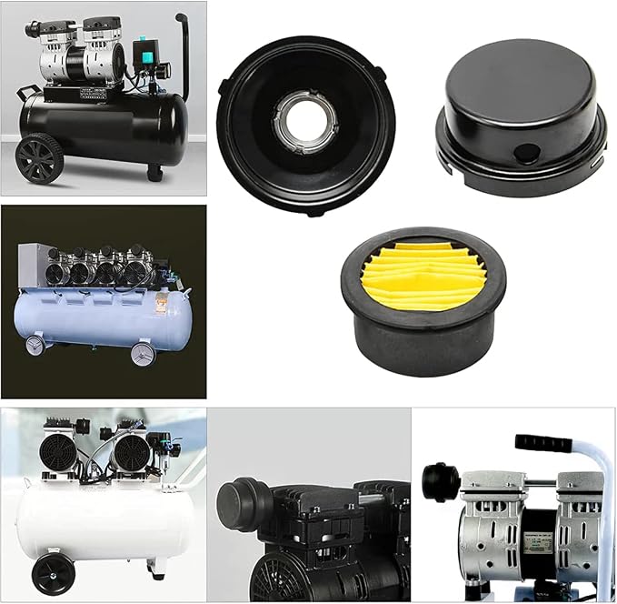 2 Pcs 20mm Air Compressor Silencer Filter, 1/2"Thread Intake Filter Noise - Image 4
