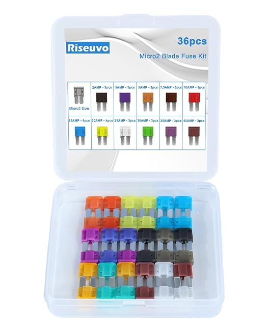 Riseuvo 36 Pcs Car Fuses Kit by Riseuvo