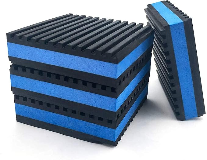 LBG Products Rubber Anti-Vibration Isolator Pads, Heavy Duty Blue EVA Pad by LBGProducts