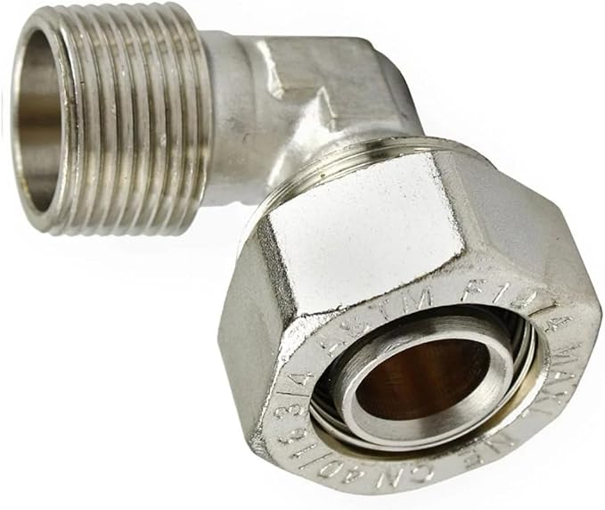 Replace parts RapidAir MaxLINE 90 Degree Elbow Fitting 3/4 Tubing x 3/4" Male by Obida