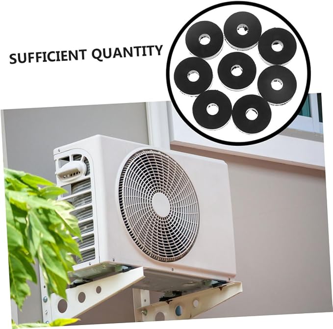 Healifty 20Pcs Shockproof Rubber Isolation Pads Heavy Duty Vibration Floor - Image 3