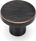 Ravinte 10 Pack Cabinet Knobs Oil Rubbed Bronze Kitchen Cabinet Knobs Round Dresser Drawer Pulls Closet Door Pulls 1-1/5 Inch