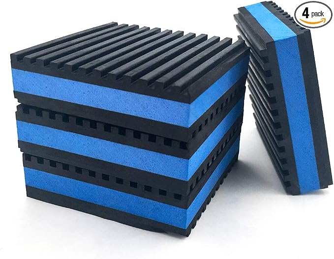 LBG Products Rubber Anti-Vibration Isolation Pads, Compressors, Treadmills etc by LBGProducts