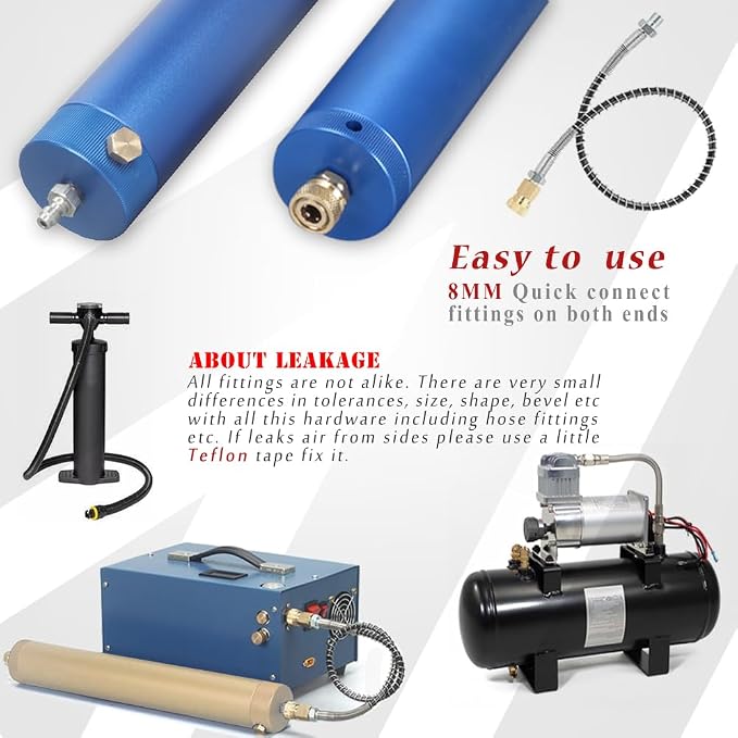 PCP Air Compressor Filter Dryer 4500Psi 30Mpa, High Pressure Pump Oil Water - Image 5