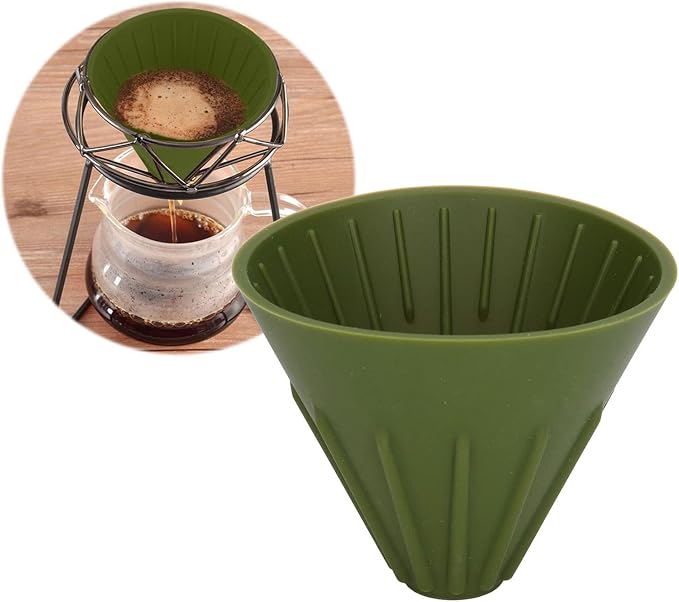 Silicone Coffee Dripper Collapsible Coffee Filter Foldable Portable Reusable - Image 4