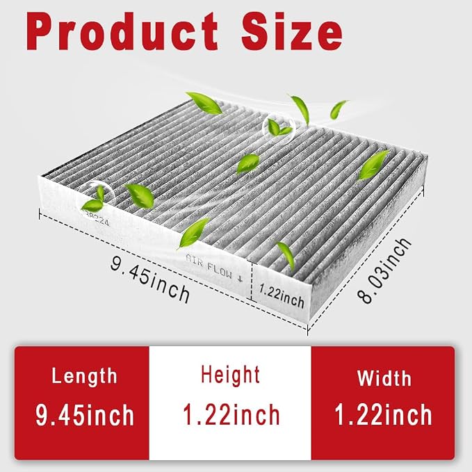 CF11966 Cabin Air Filter with Activated Carbon Compatible with Chevy - Image 5