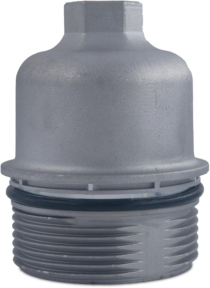 Upgrade Aluminum Oil Filter Cap, Oil Filter Housing Cap Compatible - Image 3