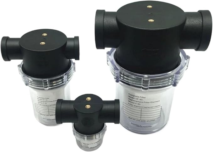 Vacuum pump filter, VF25 VF40 large flow negative pressure vacuum air filter by Unknown