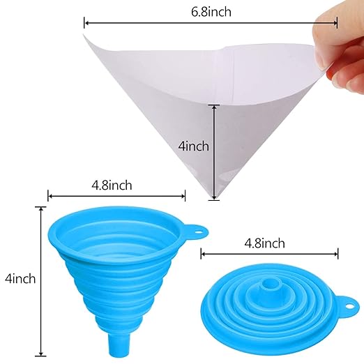 JANYUN 100Pcs Paint Filter, 190 Micron Resin Filter Disposable Paint Strainers - Image 2